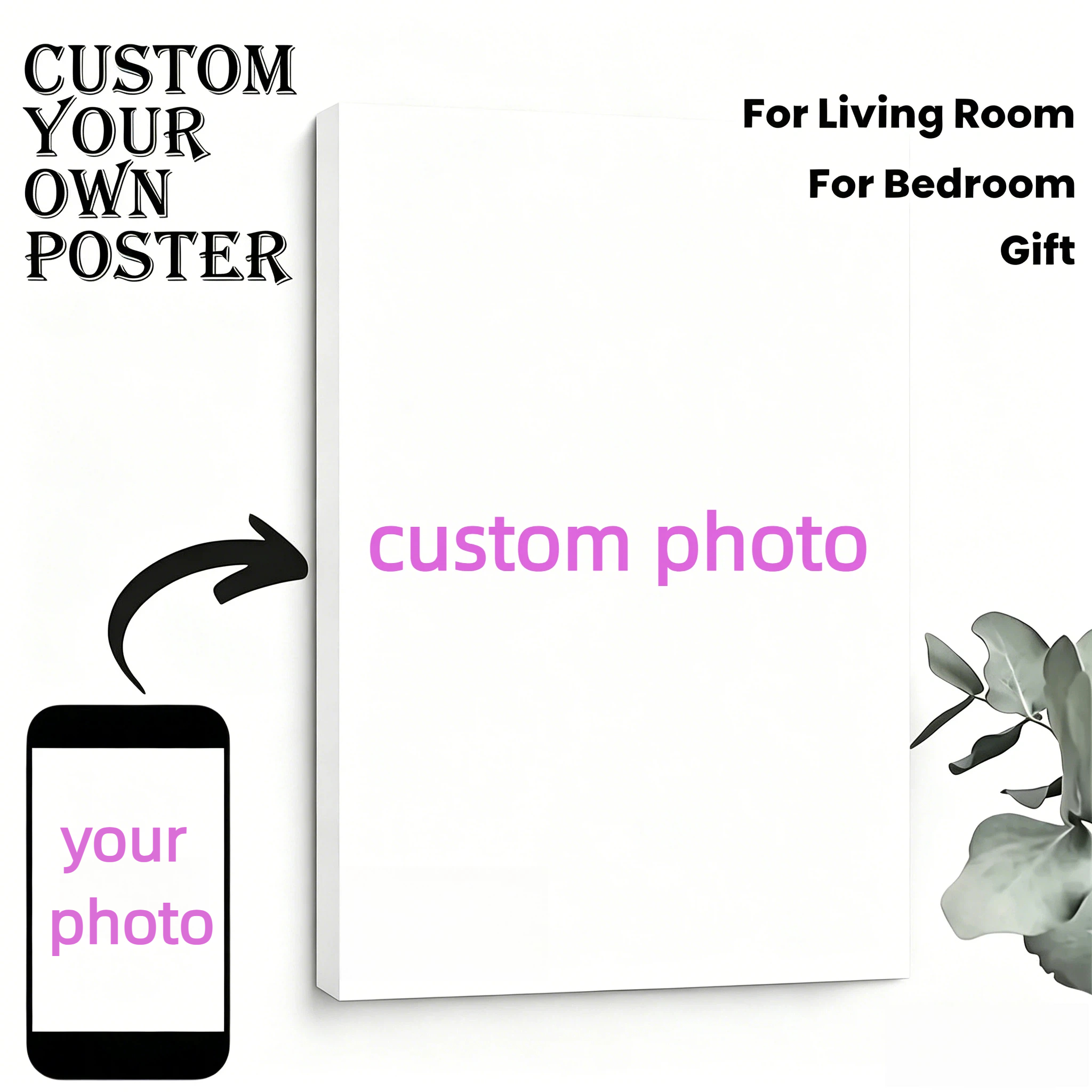Photography Image - Custom Personal Photo Canvas Wall Art,