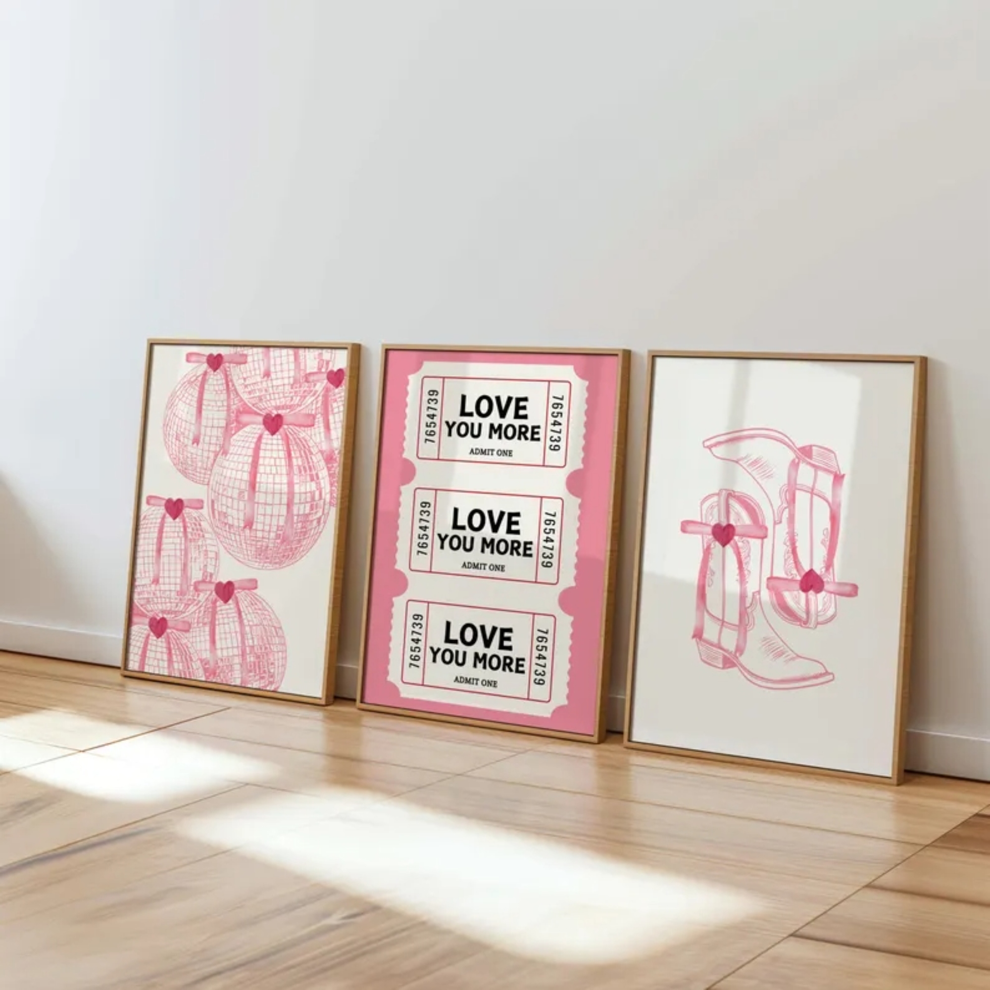 Photography Image - Coquette Cowgirl Valentine Setof Valentines Day
