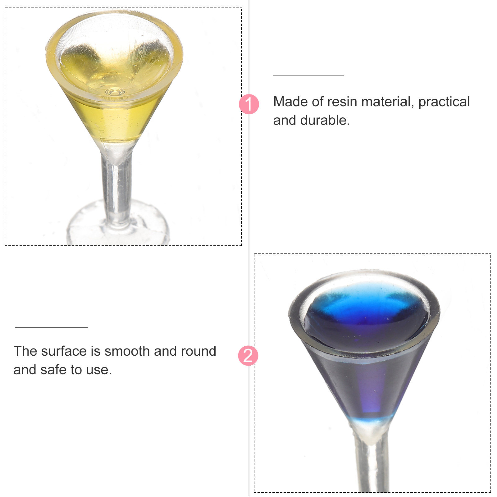 6Pcs Mini Cocktail Glasses Chi - Photography Desk recension och pris