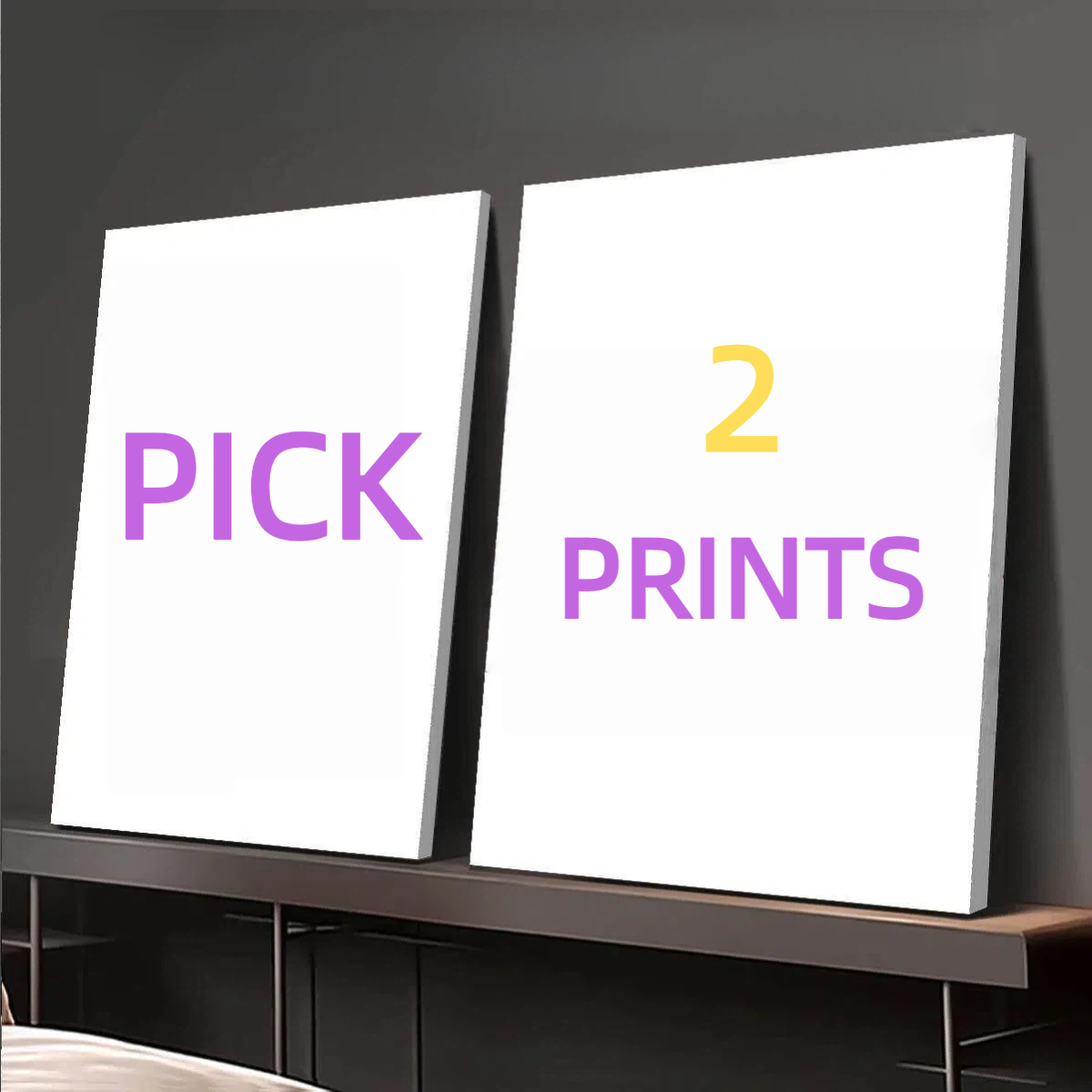 2pcs/set of custom canvas phot - Photography Image recension och pris