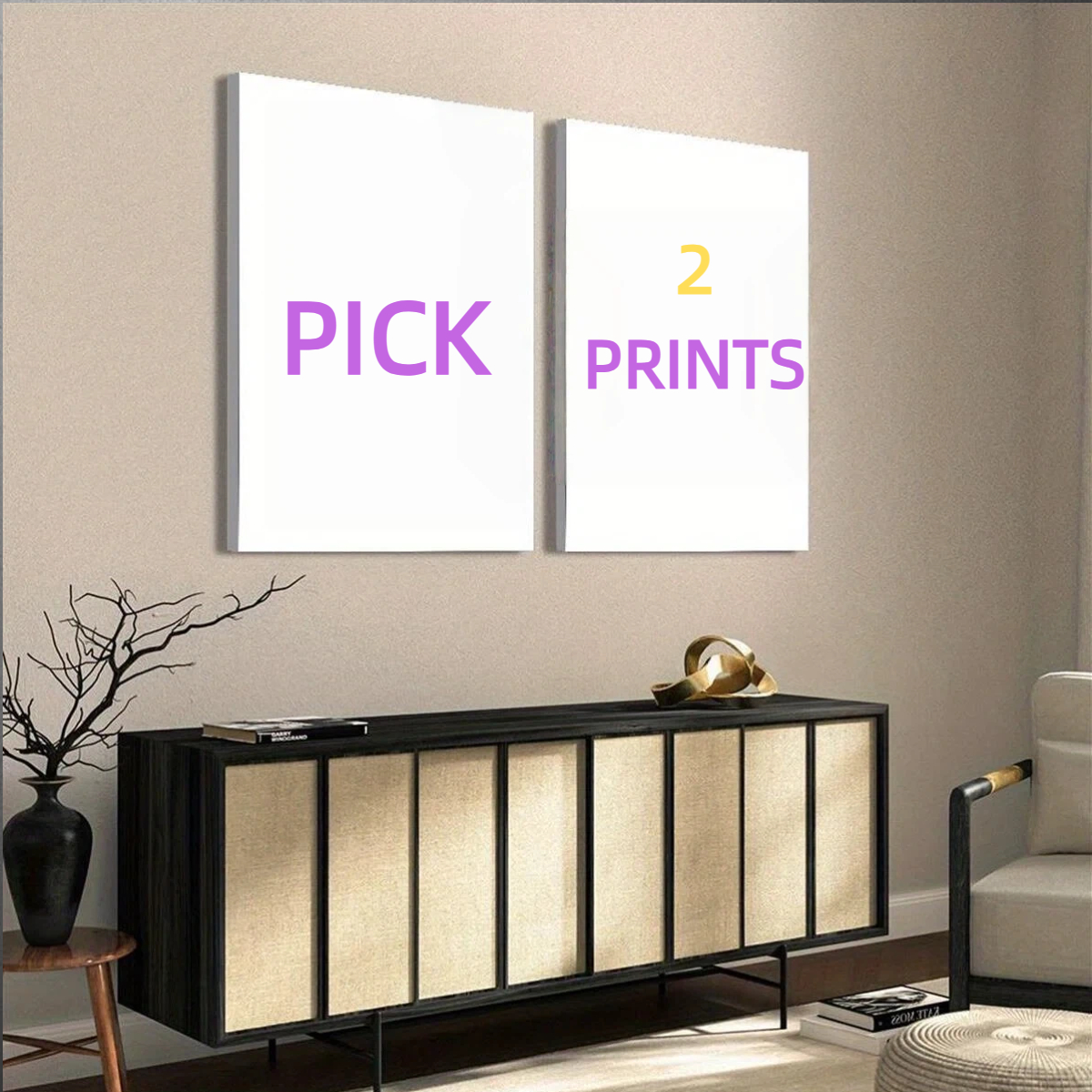 2pcs/set of custom canvas phot - Photography Image recension och pris