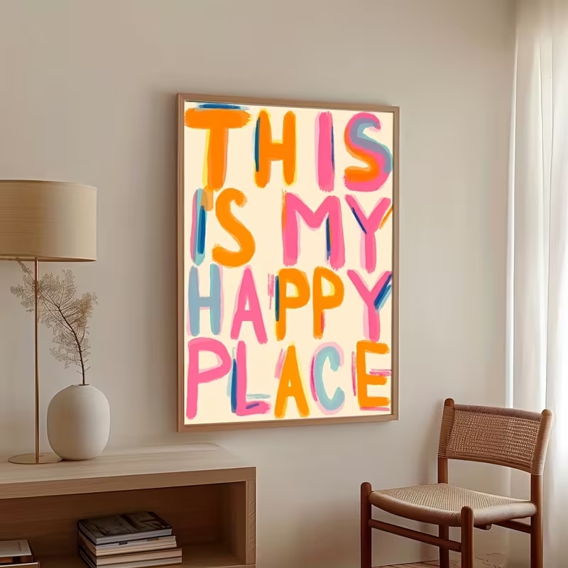 Modern This Is My Happy Place  - Photography Image recension och pris