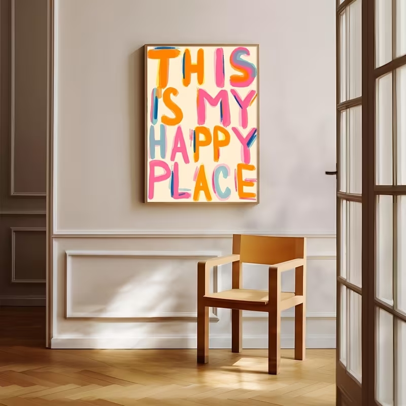 Modern This Is My Happy Place  - Photography Image recension och pris