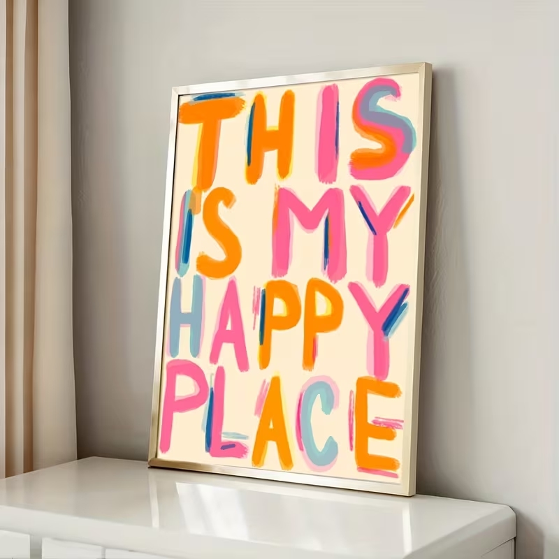 Modern This Is My Happy Place  - Photography Image recension och pris