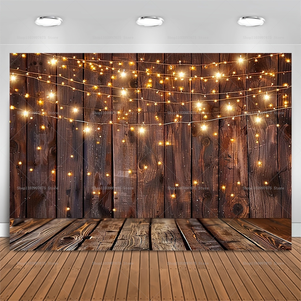 Rustic Wooden with String Ligh - Photography Website recension och pris