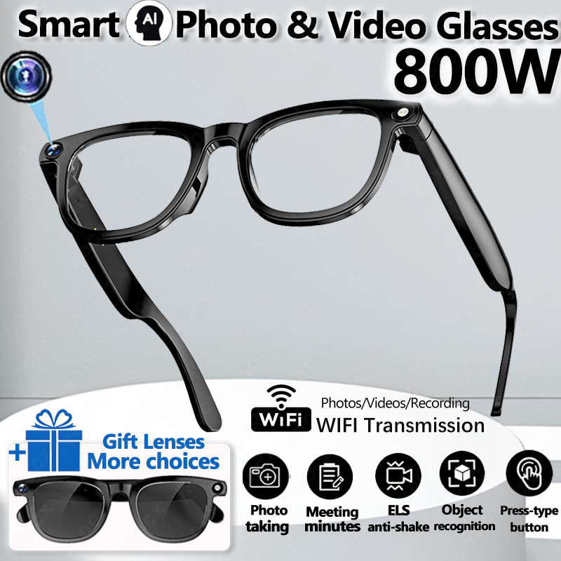 2026 Smart Glasses 800W Camera - Photography Unit recension och pris