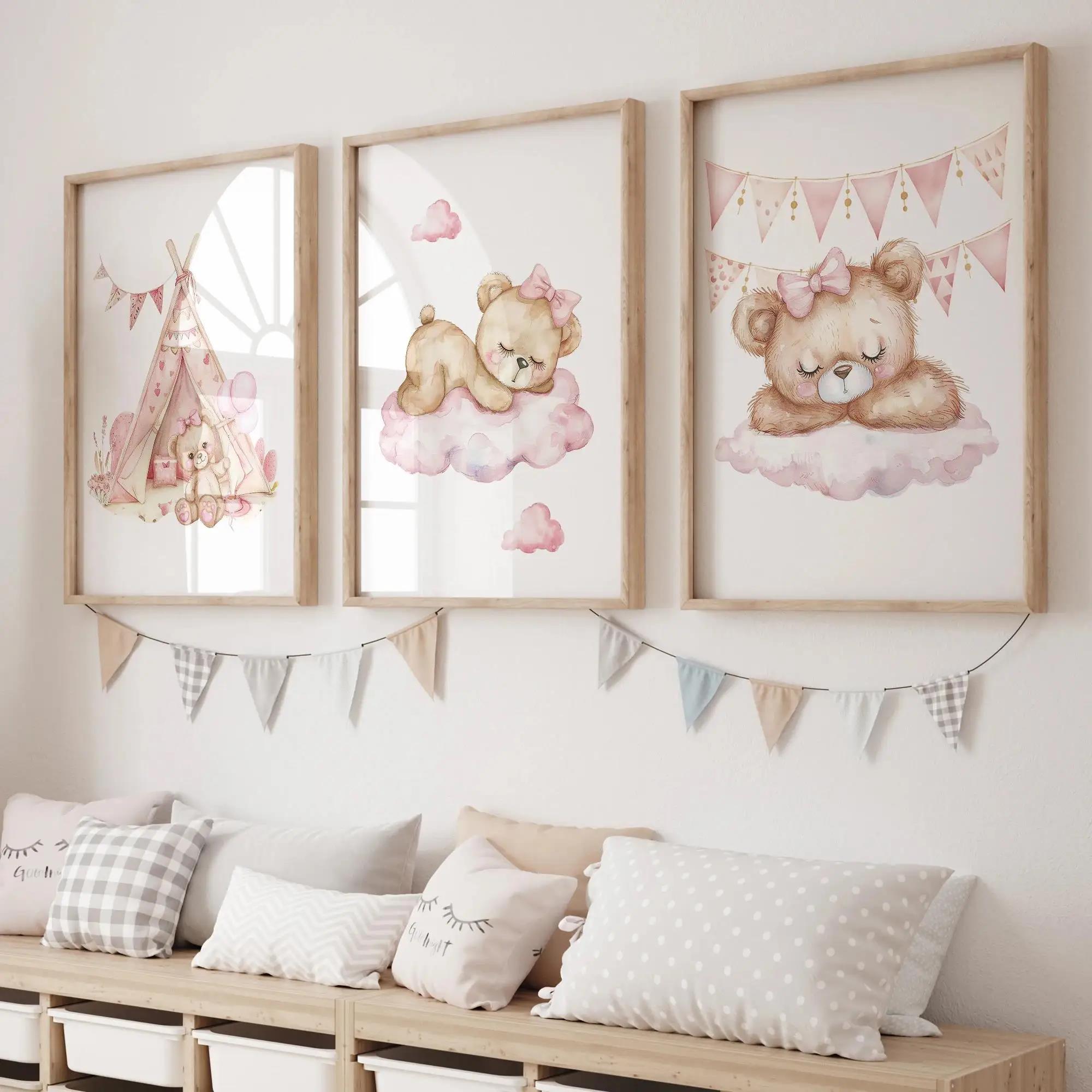 Pink Dream Bear Carousel Tent  - Photography Image recension och pris