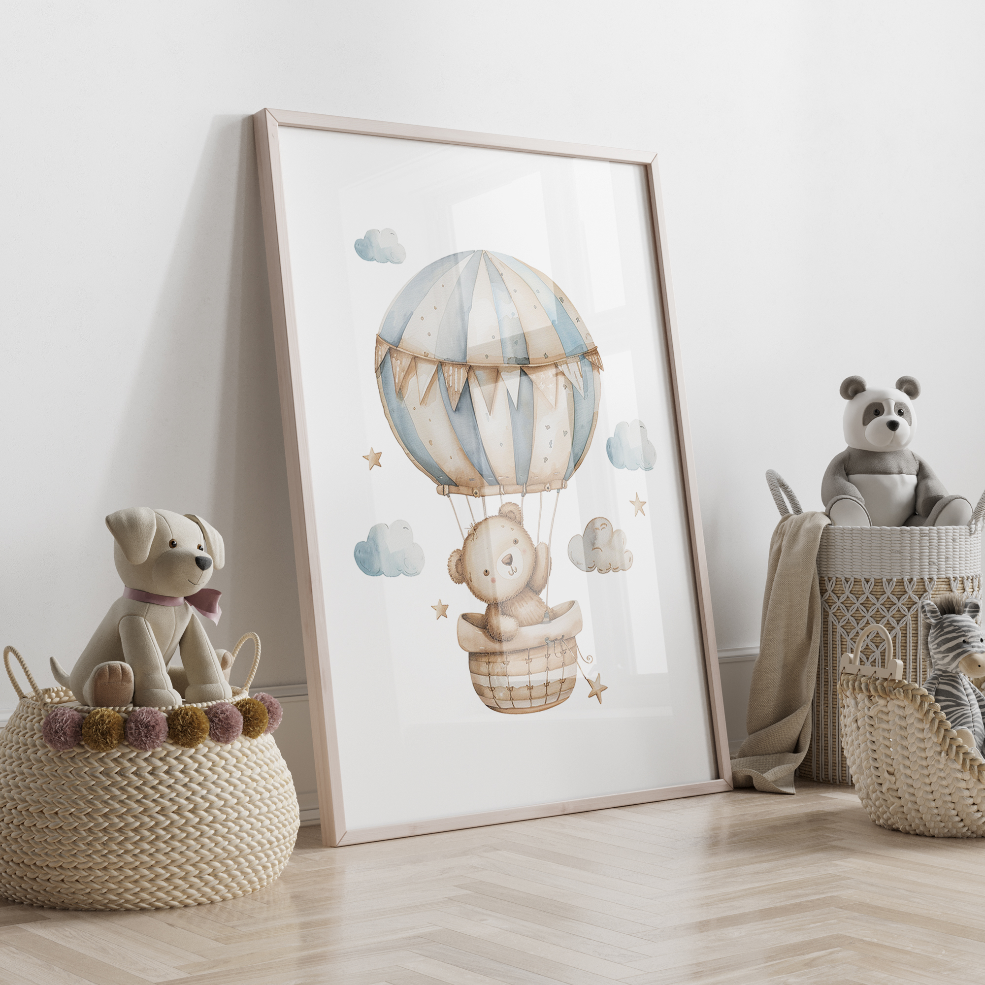 3pcs Personalized Name Blue Be - Photography Image recension och pris