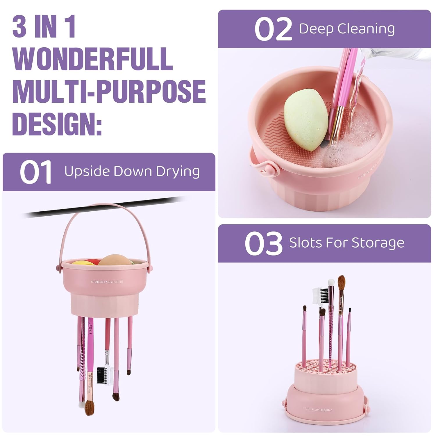 Makeup Brush Cleaning Bowl Bea - Beauty Dish Softbox recension och pris