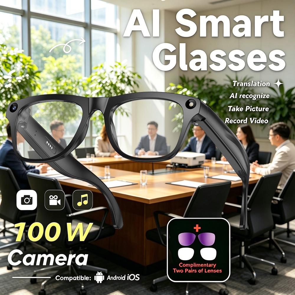 New AI Smart Glasses Anti-Shak - Photography Translate recension och pris