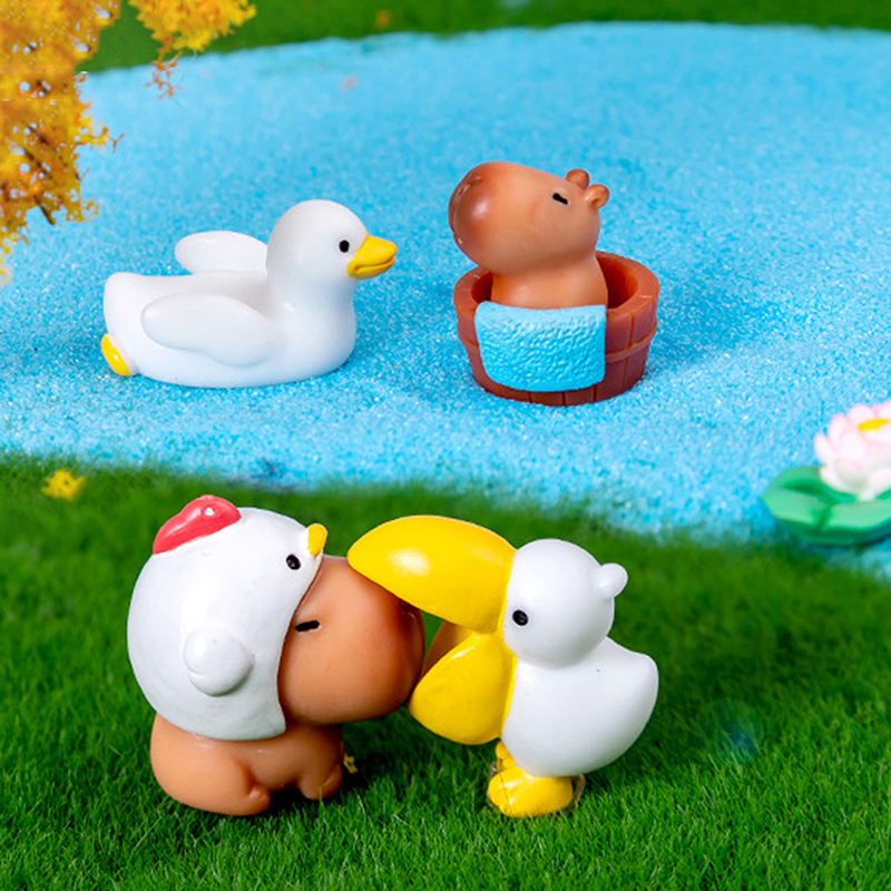 10pcs Miniature Capybara Figur - Photography Desk recension och pris