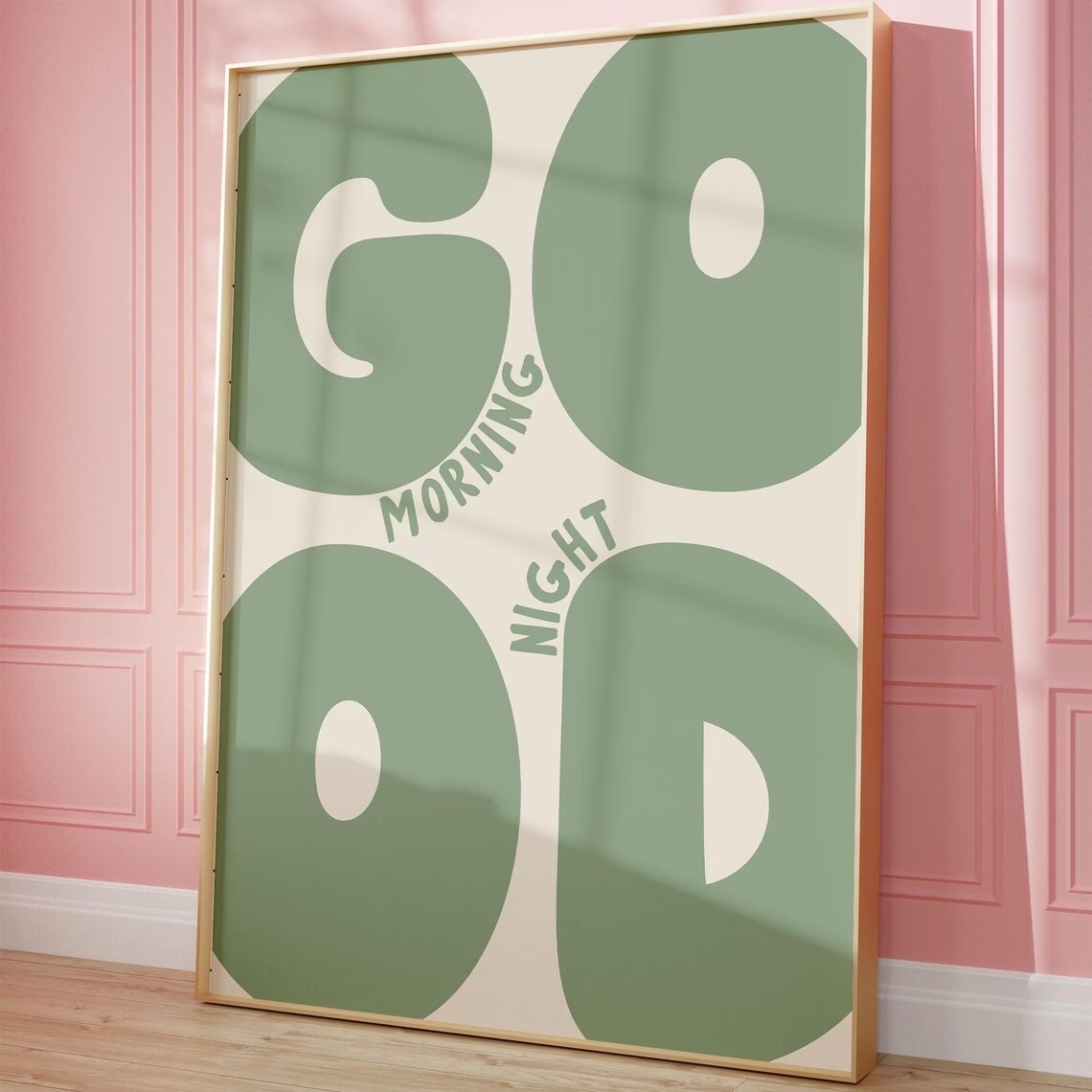 Modern Green Good Morning Good - Photography Image recension och pris