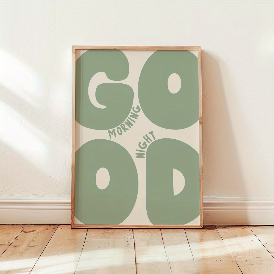 Modern Green Good Morning Good - Photography Image recension och pris