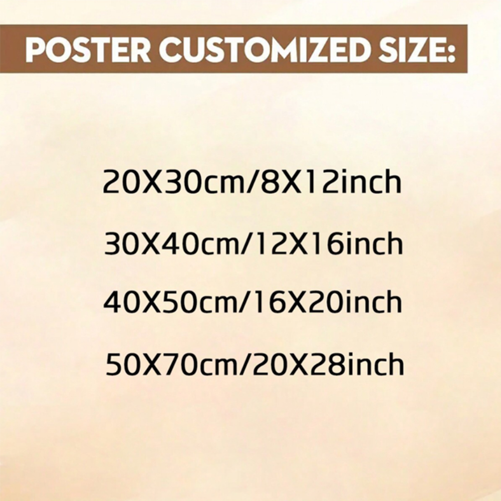 1pc Frameless Personalize Cust - Photography Image recension och pris