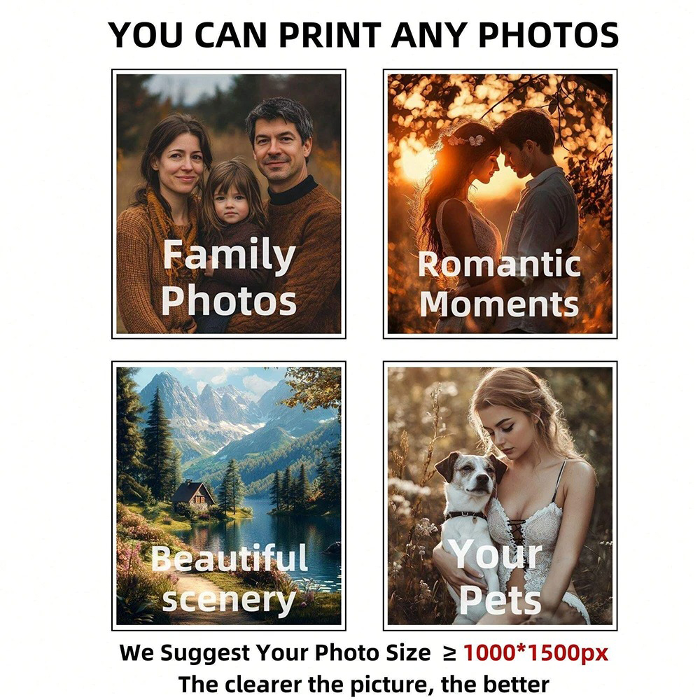 1pc Frameless Personalize Cust - Photography Image recension och pris