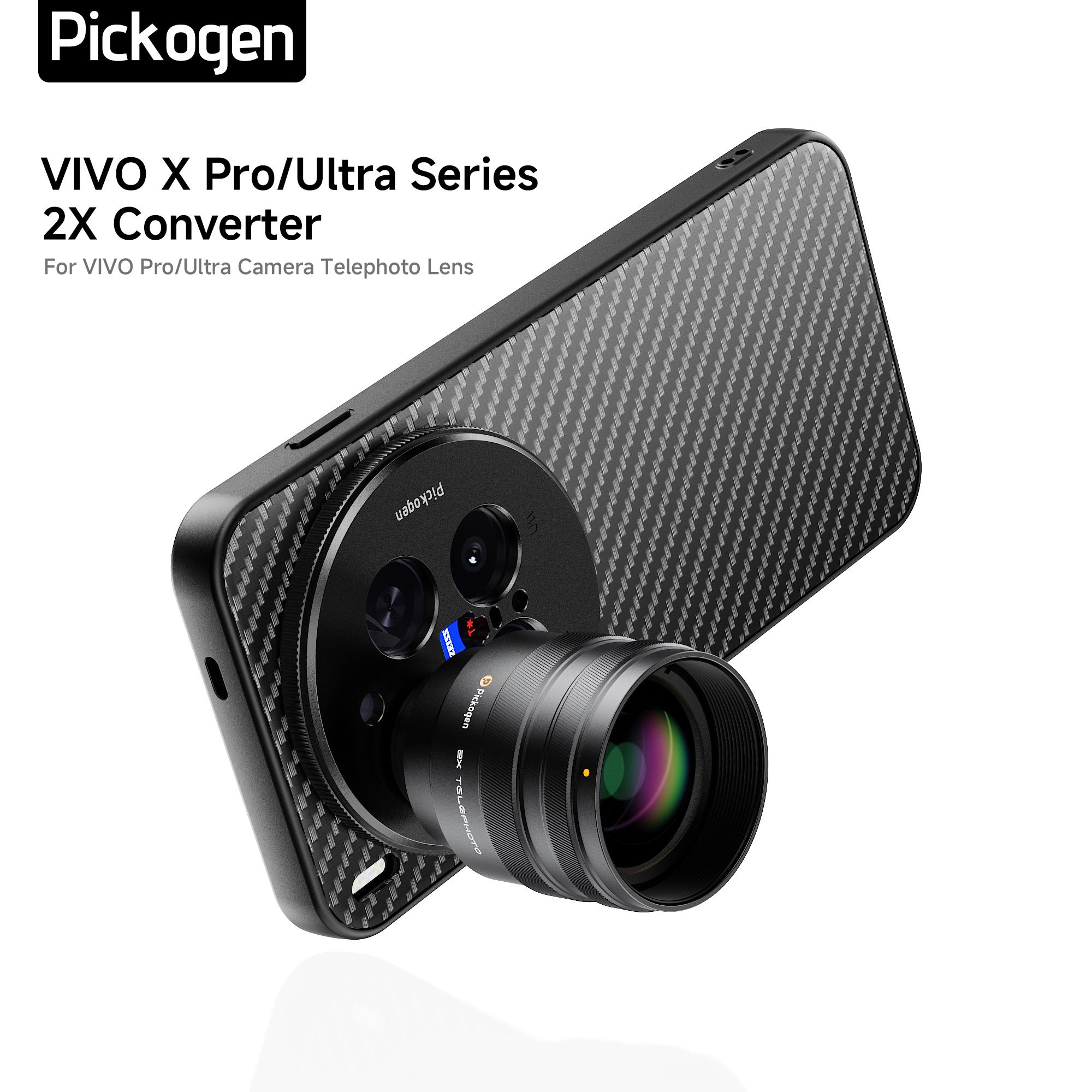 PICKOGEN 2X Converter for Mobi - Photography Kit Vivo X300 Pro recension och pris