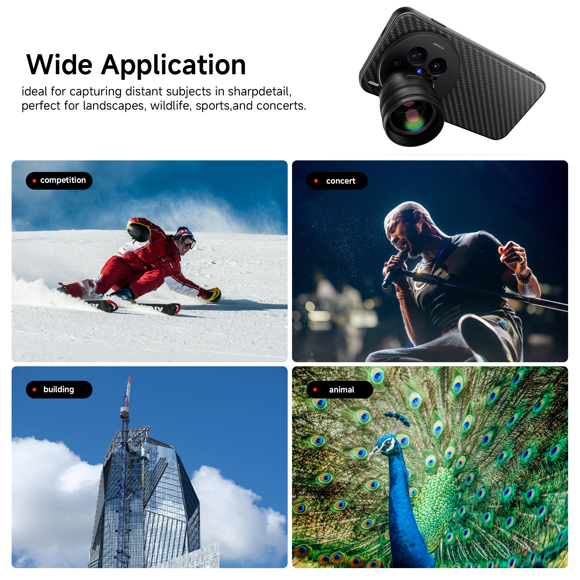 PICKOGEN 2X Converter for Mobi - Photography Kit Vivo X300 Pro recension och pris