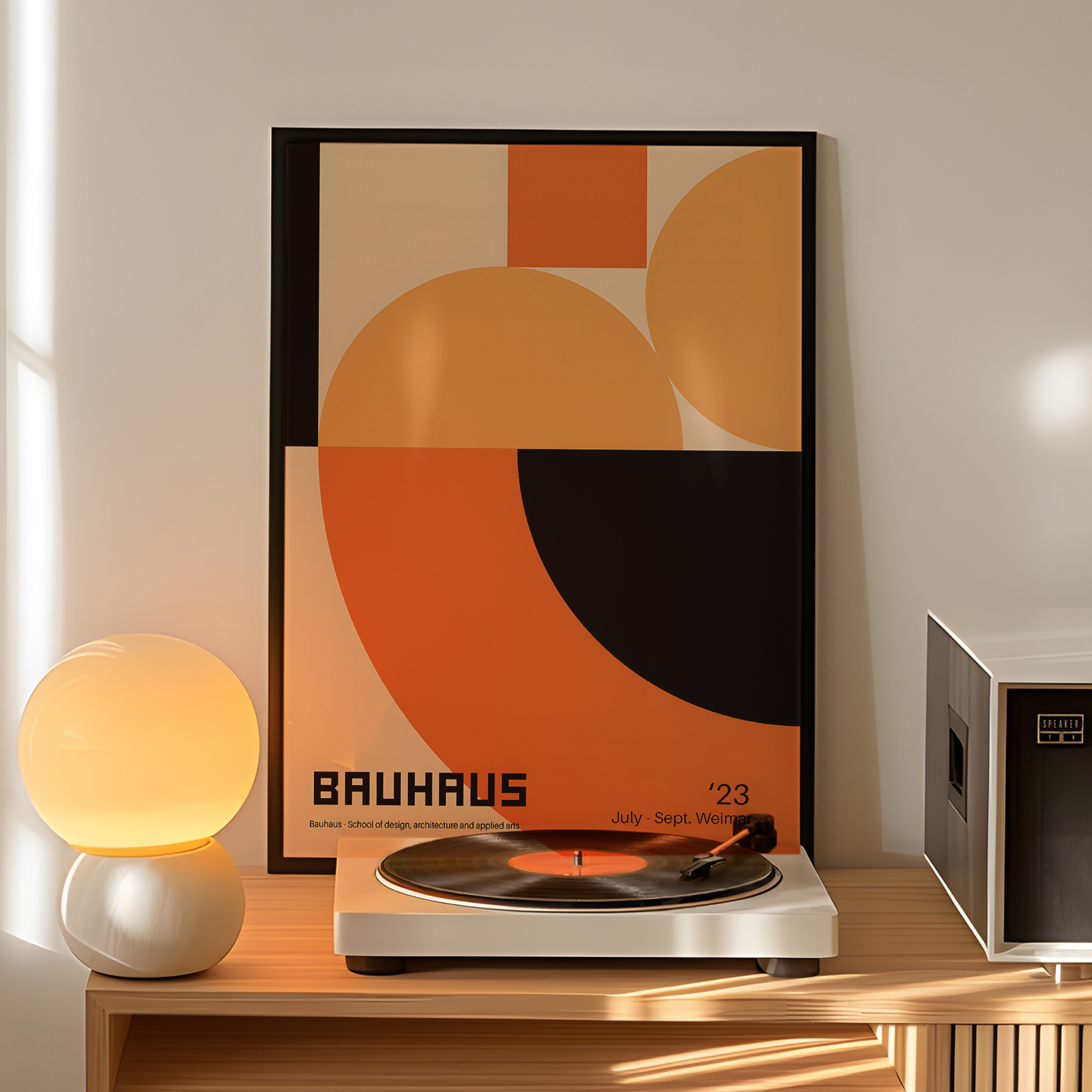 Modern Geometry Bauhaus School - Photography Image recension och pris