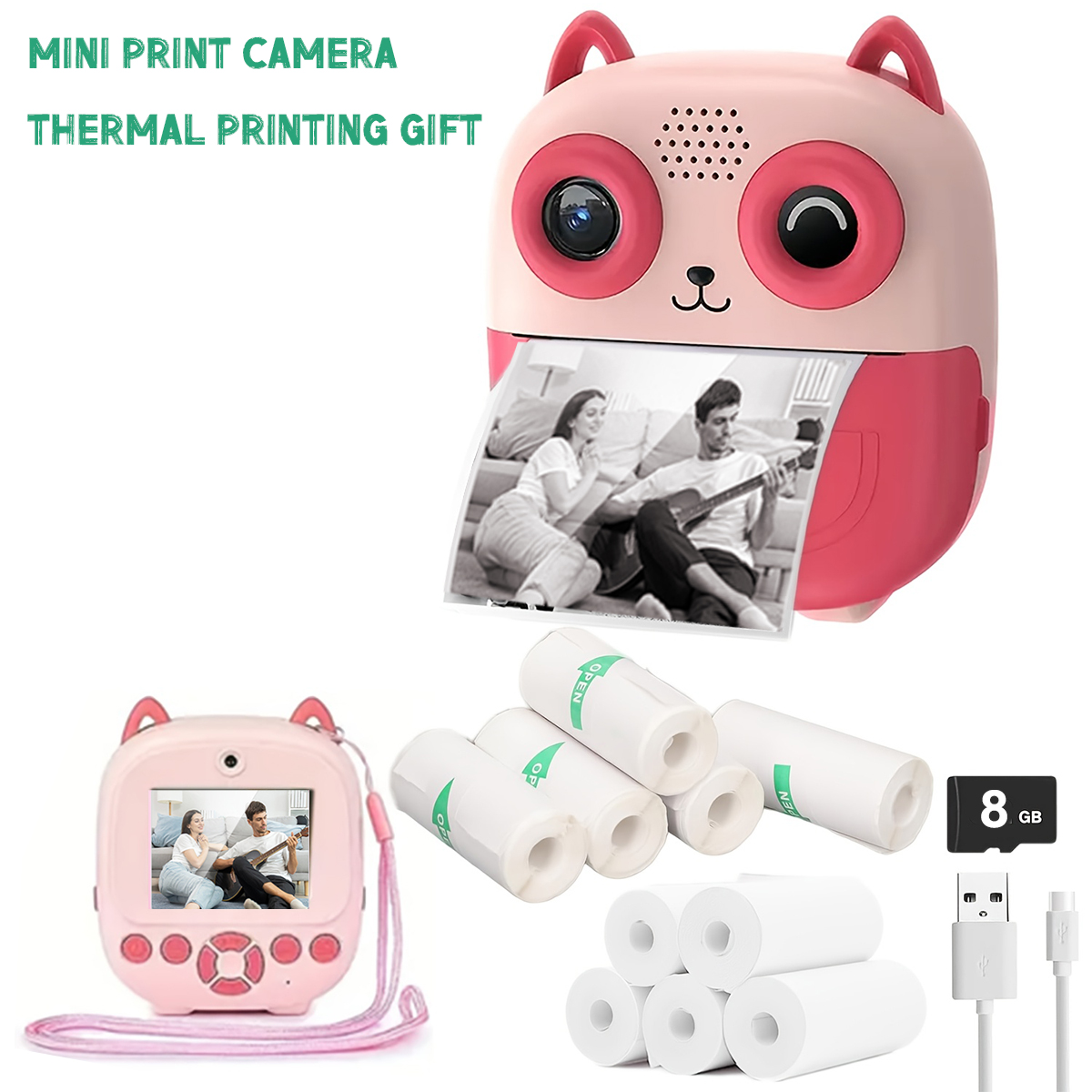 Cute Shape Instant Print Camer - Photography Unit recension och pris