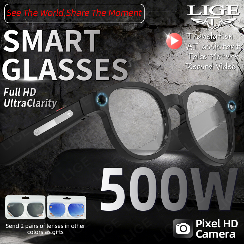 LIGE Smart Sunglasses Men with - Photography Translate recension och pris
