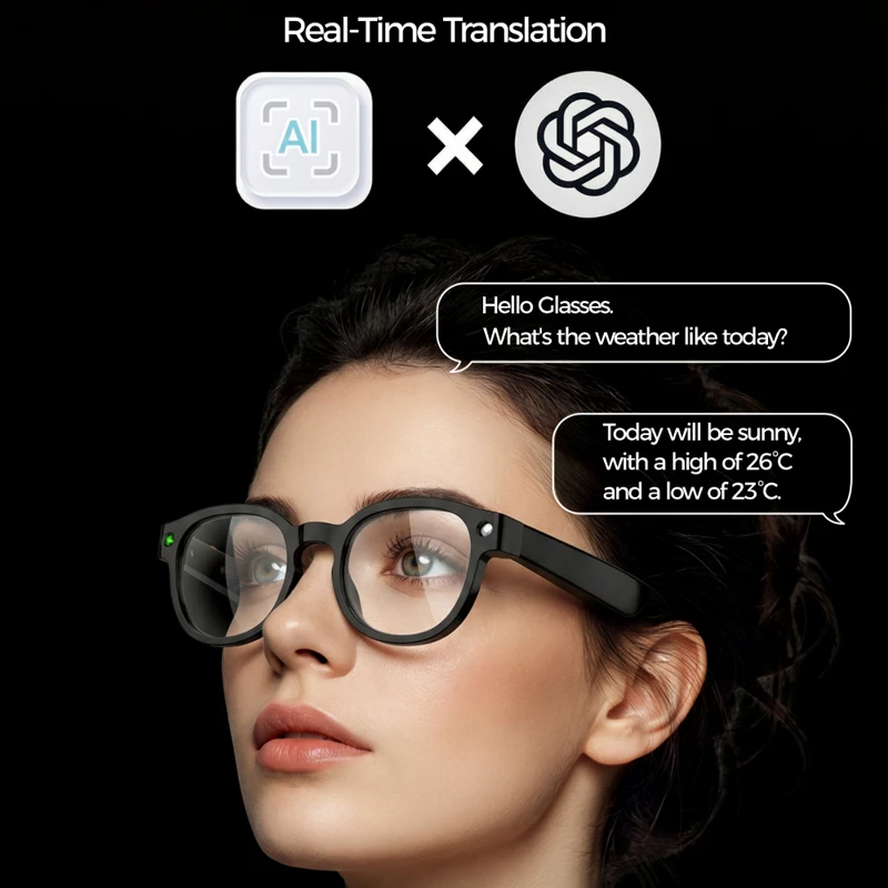 6K HD AI Camera Glasses 800MP  - Photography Unit recension och pris