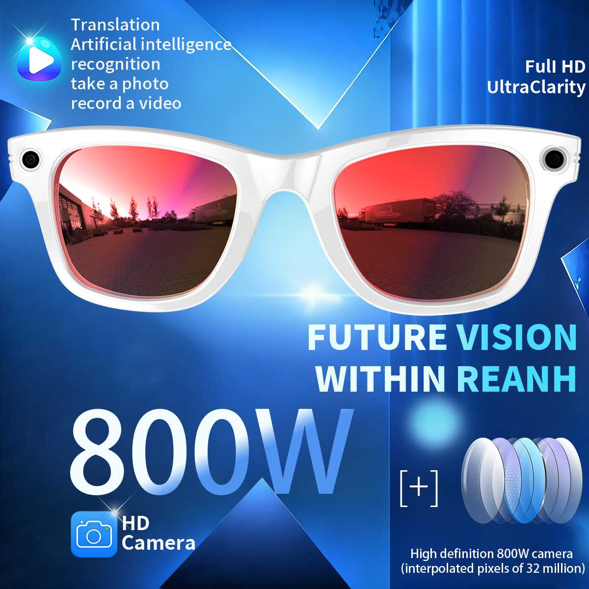 2025 New Smart Sunglasses with - Photography Translate recension och pris