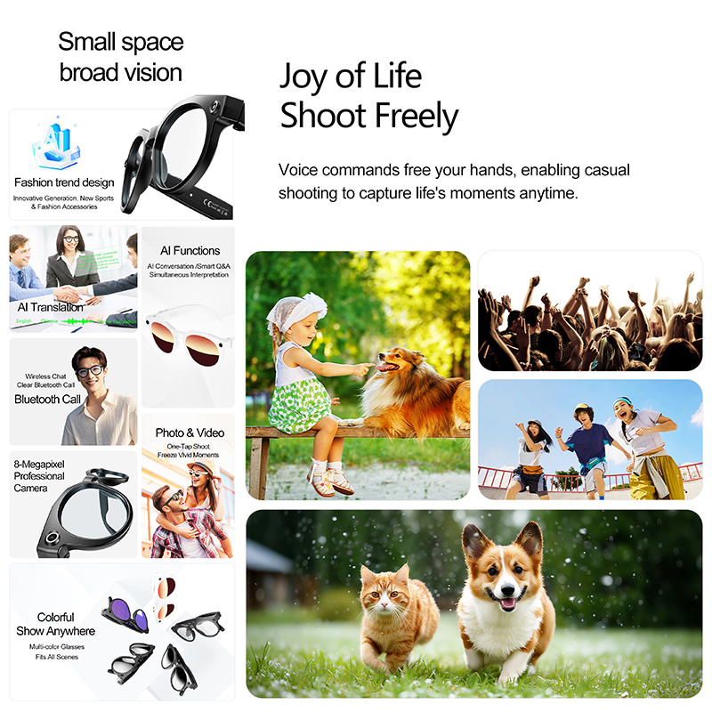 New Smart Glasses Bluetooth Ca - Photography Translate recension och pris