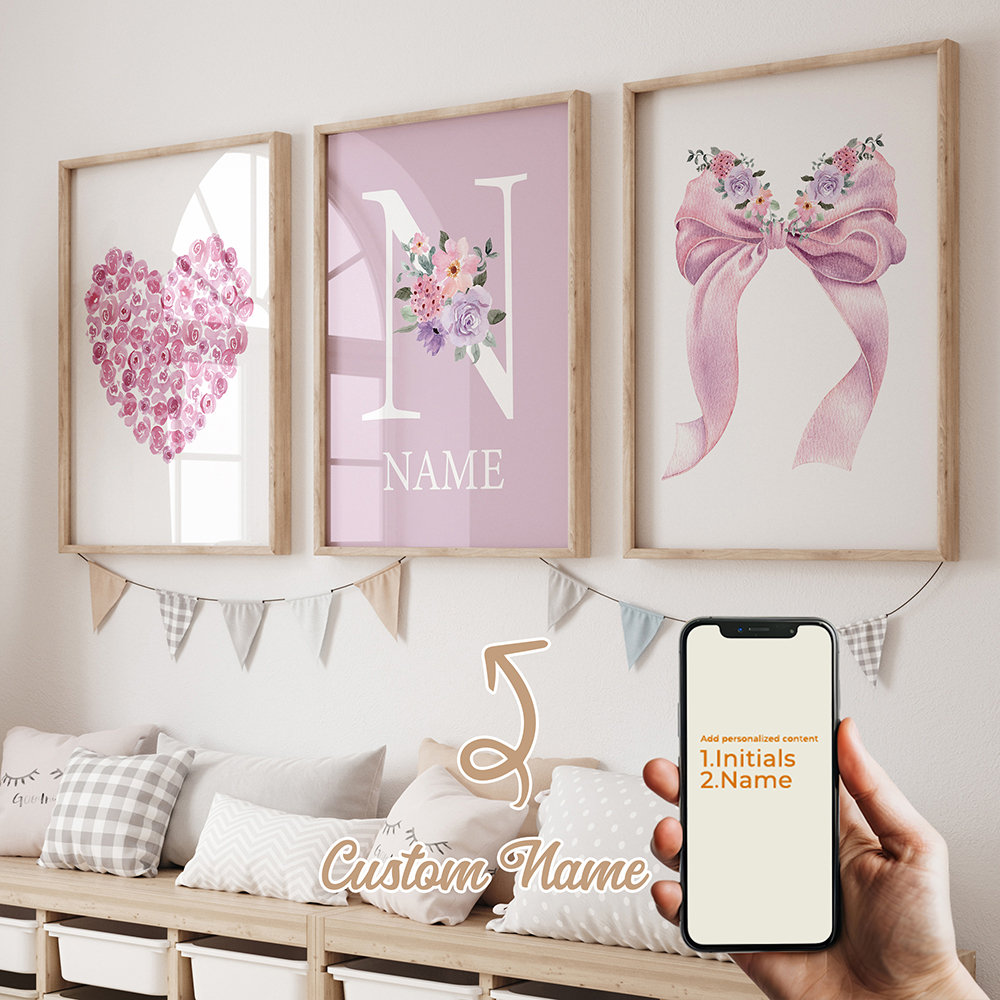 3pcs Personalized Custom Name  - Photography Image recension och pris