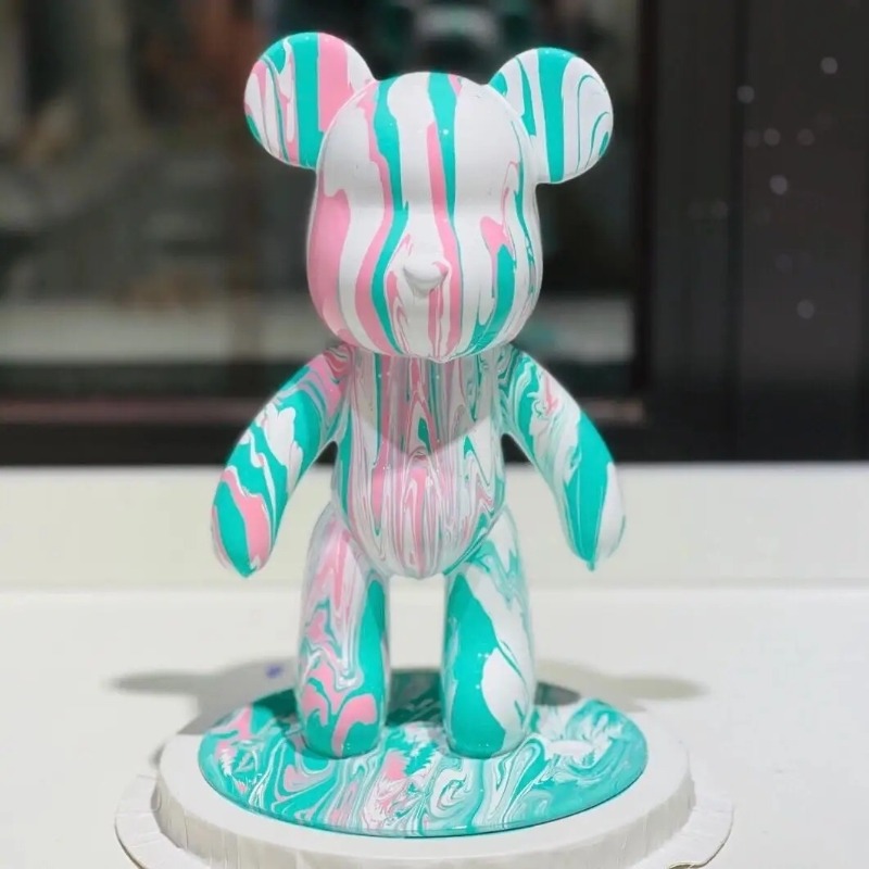 23cm DIY Paint Fluid Bear Figu - Photography Desk recension och pris