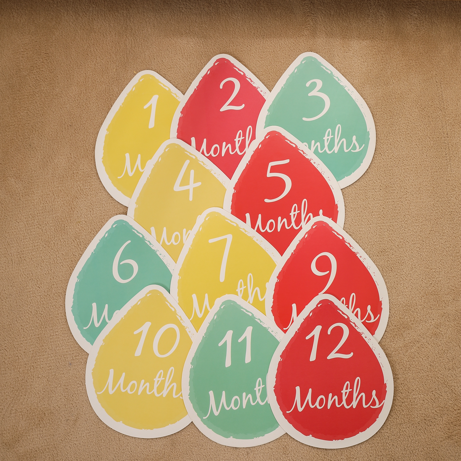 Baby Milestone Number Monthly  - Photography Paper recension och pris