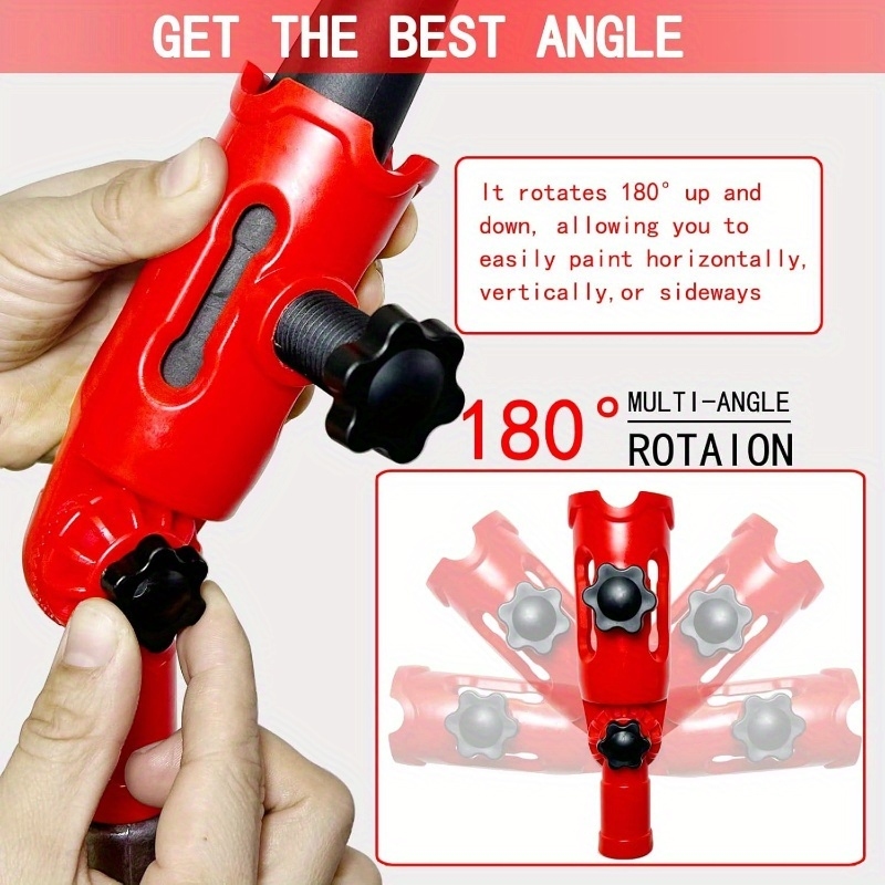 Red Multi-angle Paint Roller E - Photography Angle recension och pris