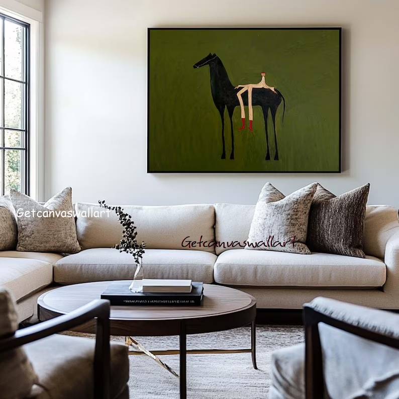 Modern Abstract Western Horse  - Photography Image recension och pris