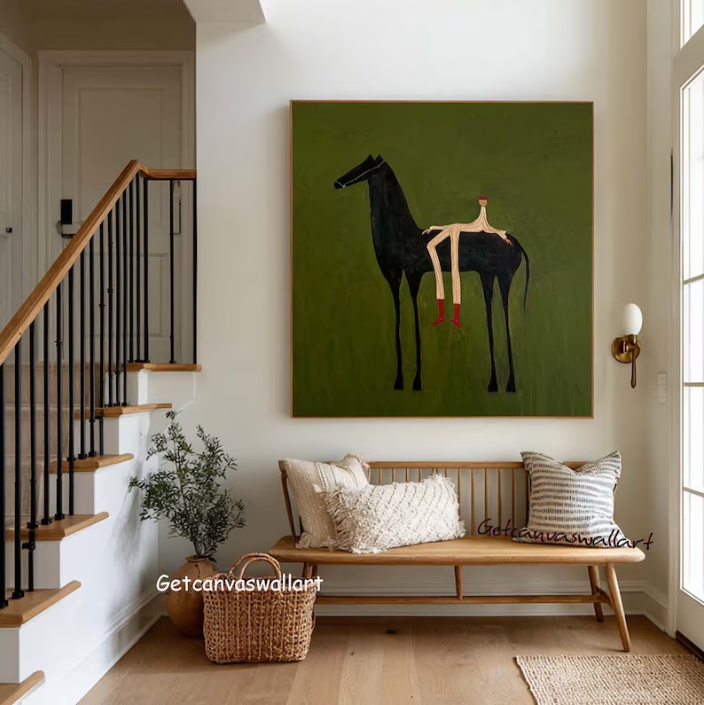 Modern Abstract Western Horse  - Photography Image recension och pris
