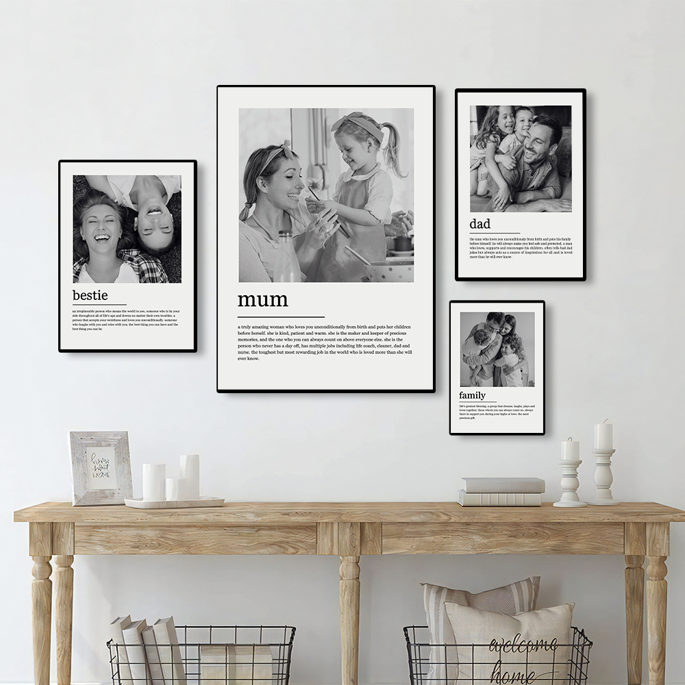 Custom Family Photo Canvas Pai - Photography Image recension och pris