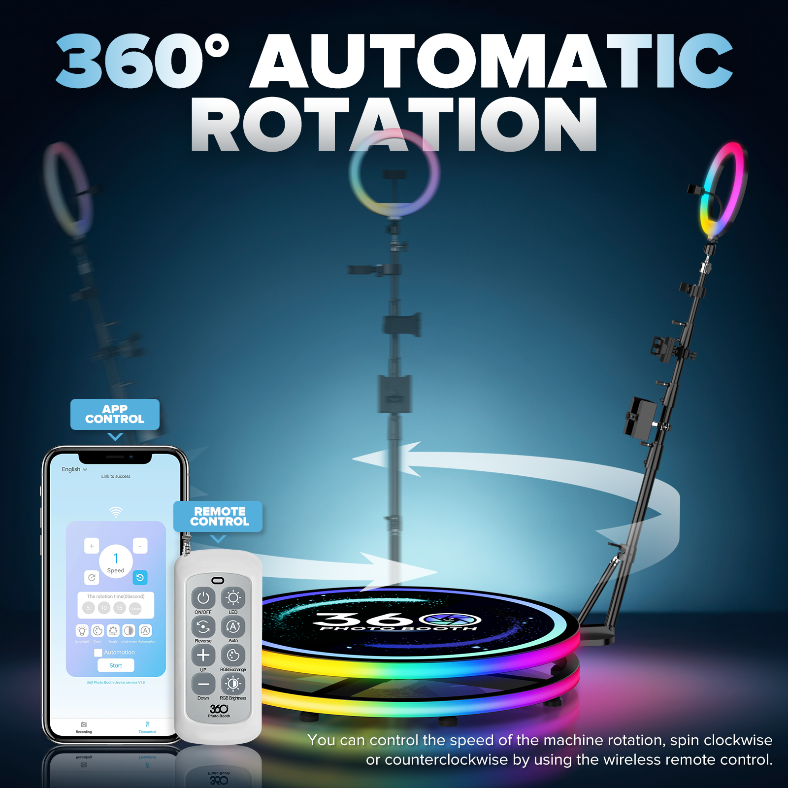 360 Rotating Photo Booth Ring  - Photography Website recension och pris