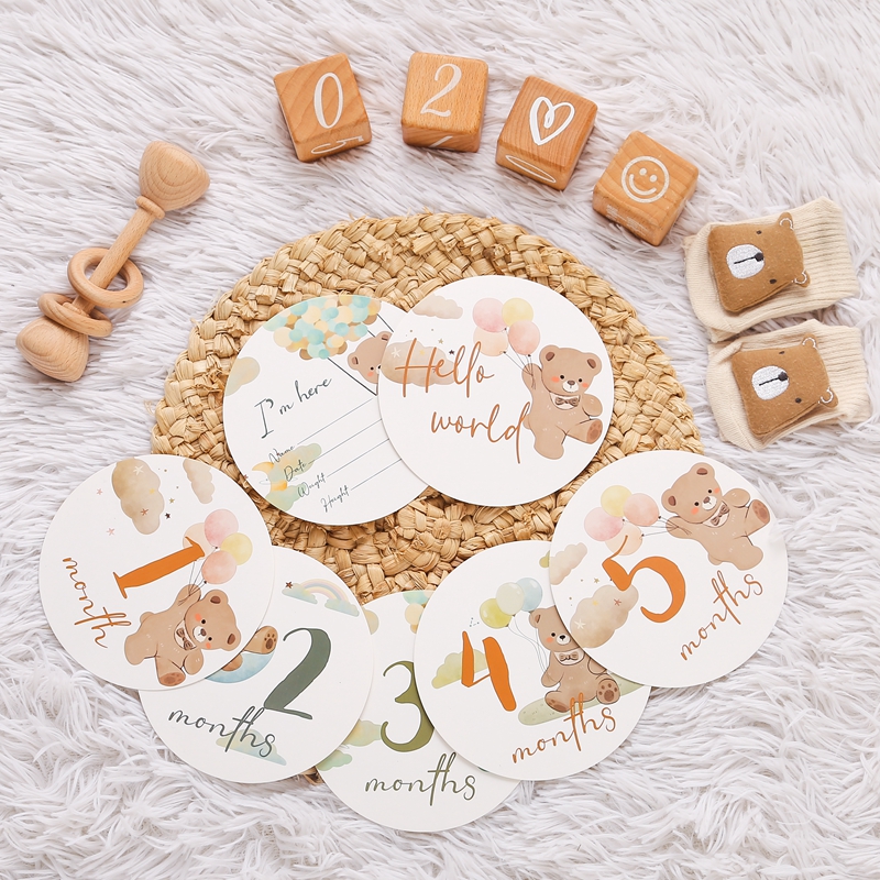 16pc Paper Milestone Newborn P - Photography Paper recension och pris