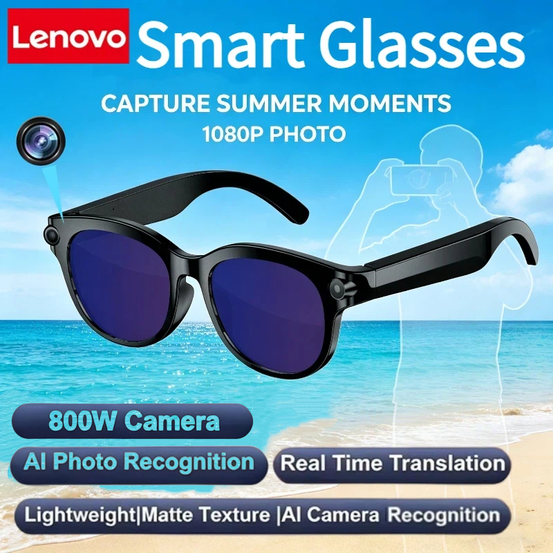 Lenovo 4K Smart Glasses Men HD - Photography Unit recension och pris