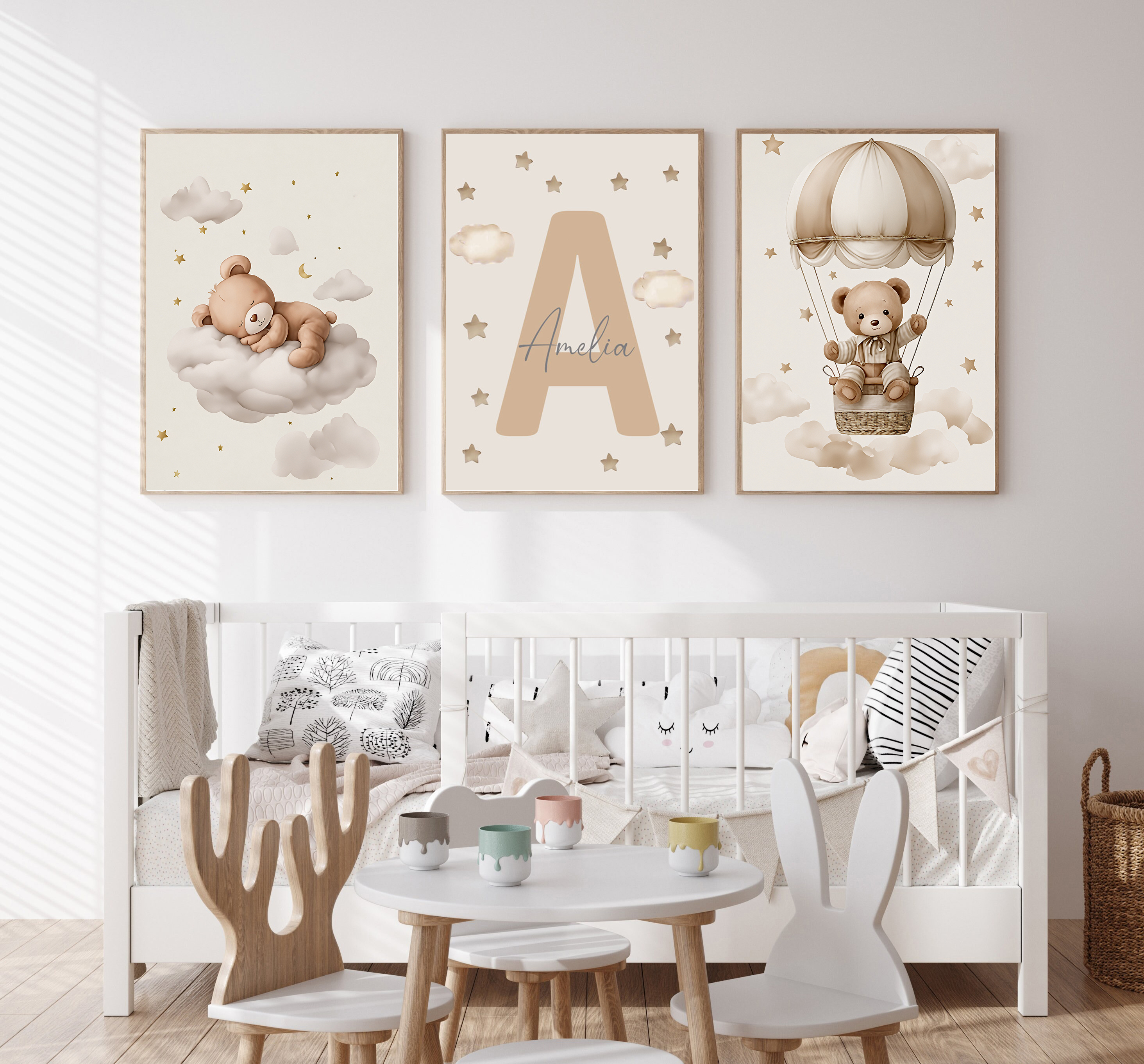 3pcs/set Bohemian Teddy Bear A - Photography Image recension och pris