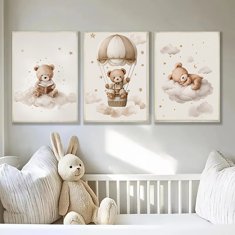 3pcs/set Bohemian Teddy Bear A - Photography Image recension och pris